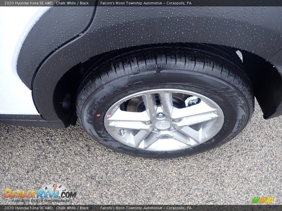 2020 Hyundai Kona SE AWD Chalk White / Black Photo #8