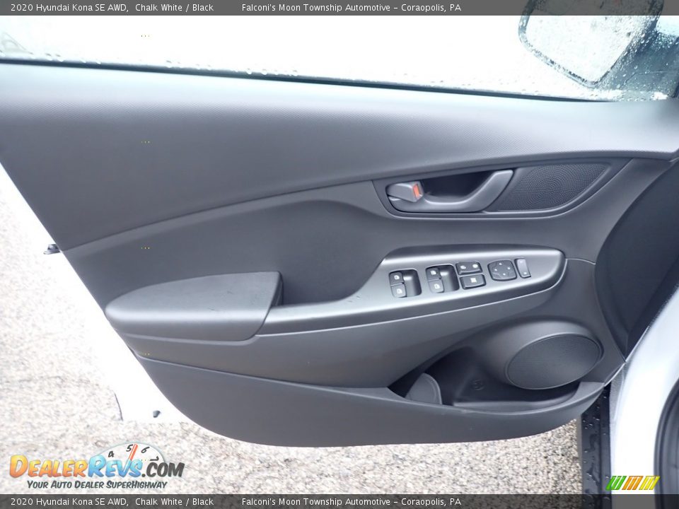 2020 Hyundai Kona SE AWD Chalk White / Black Photo #12