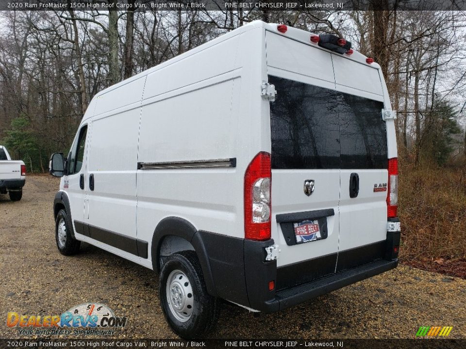 2020 Ram ProMaster 1500 High Roof Cargo Van Bright White / Black Photo #4