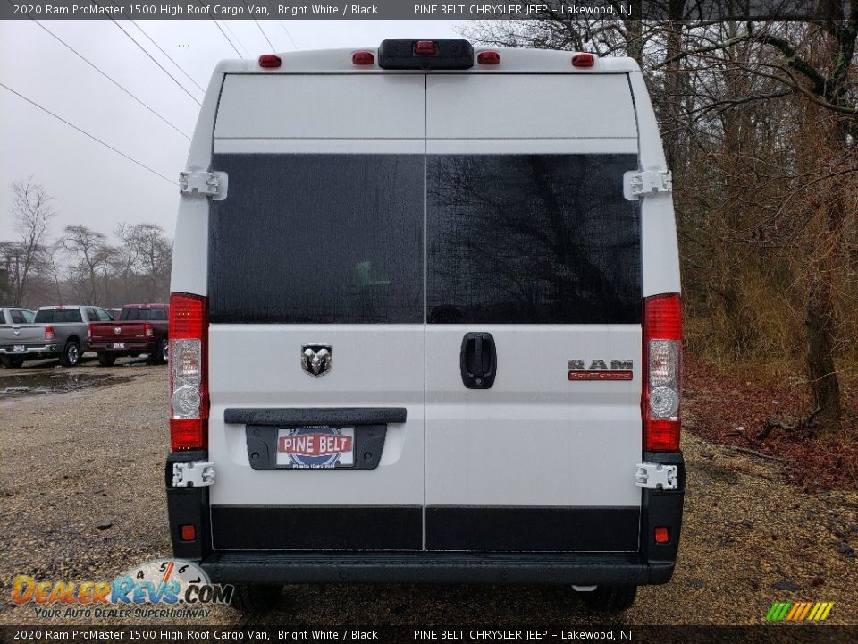 2020 Ram ProMaster 1500 High Roof Cargo Van Bright White / Black Photo #5