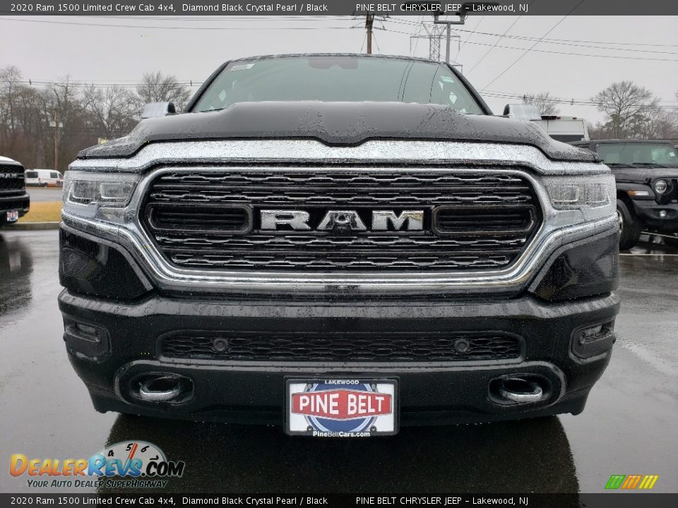 2020 Ram 1500 Limited Crew Cab 4x4 Diamond Black Crystal Pearl / Black Photo #2