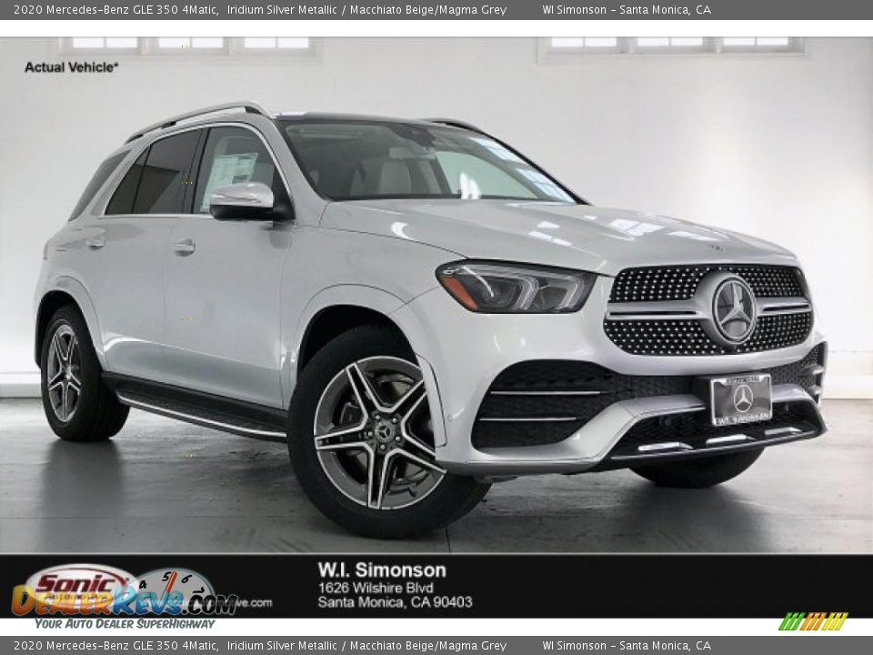 2020 Mercedes-Benz GLE 350 4Matic Iridium Silver Metallic / Macchiato Beige/Magma Grey Photo #1