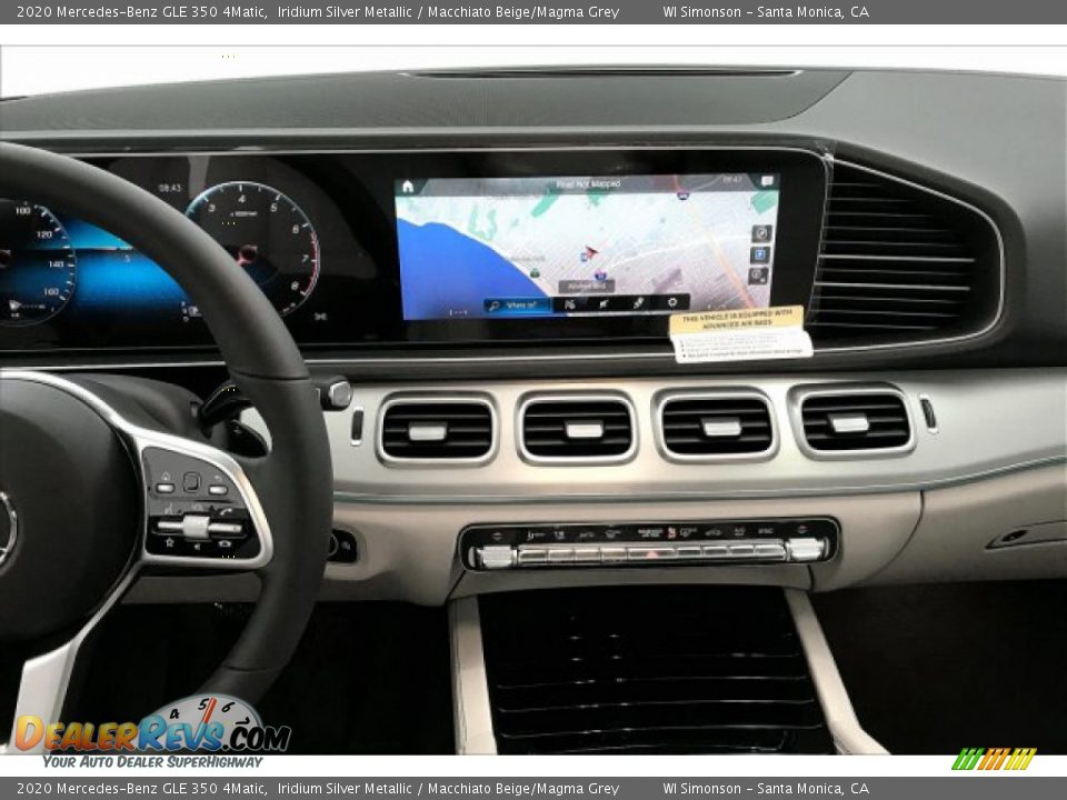 2020 Mercedes-Benz GLE 350 4Matic Iridium Silver Metallic / Macchiato Beige/Magma Grey Photo #6