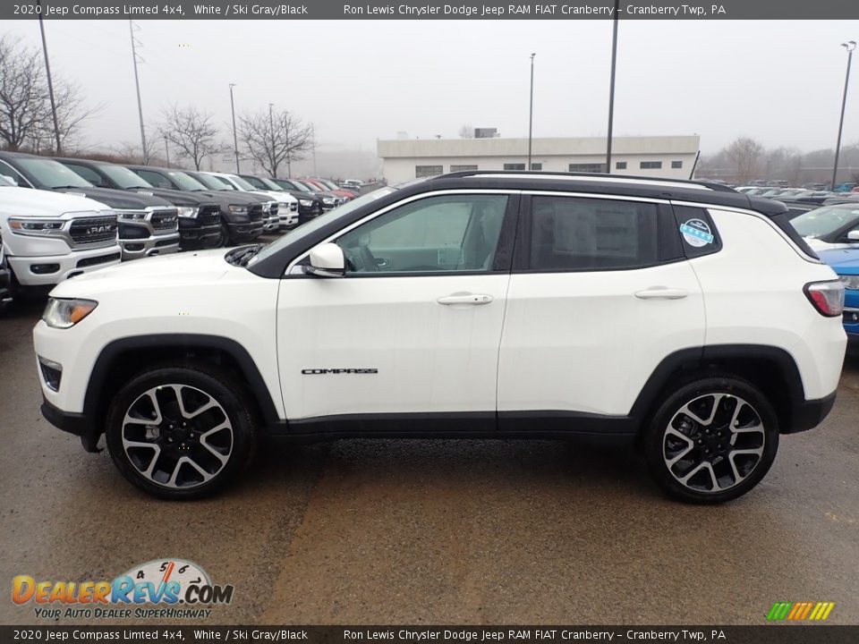 White 2020 Jeep Compass Limted 4x4 Photo #2