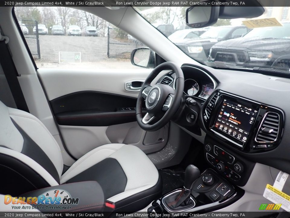 2020 Jeep Compass Limted 4x4 White / Ski Gray/Black Photo #11