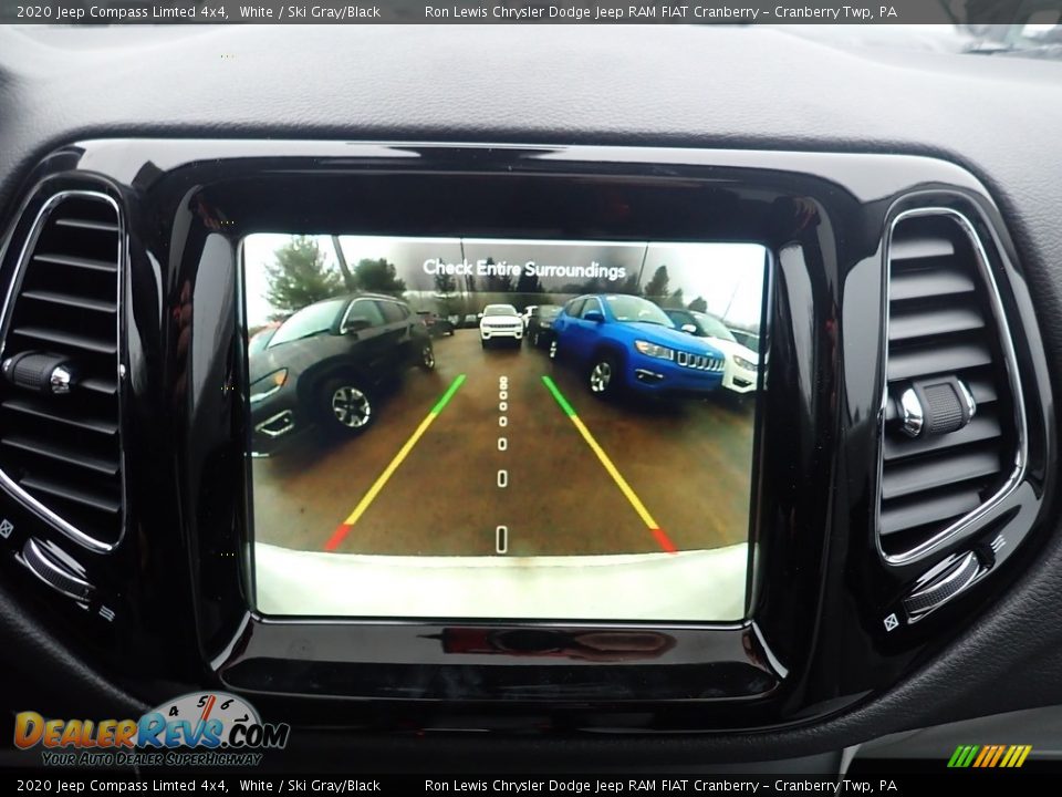 2020 Jeep Compass Limted 4x4 White / Ski Gray/Black Photo #19