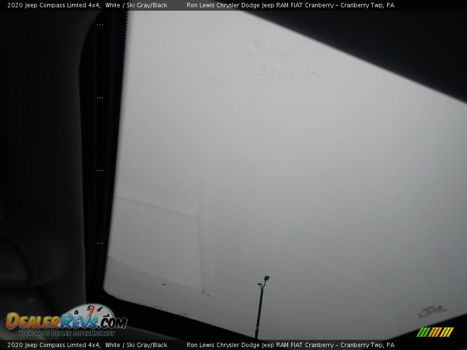 2020 Jeep Compass Limted 4x4 White / Ski Gray/Black Photo #20