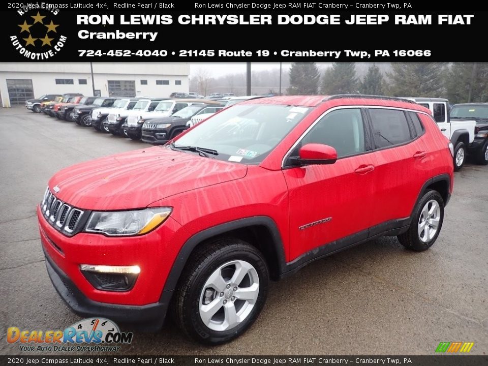 2020 Jeep Compass Latitude 4x4 Redline Pearl / Black Photo #1