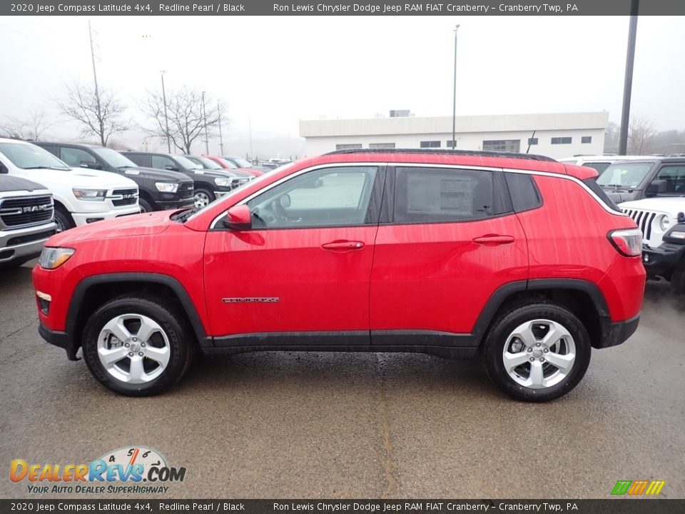 2020 Jeep Compass Latitude 4x4 Redline Pearl / Black Photo #2