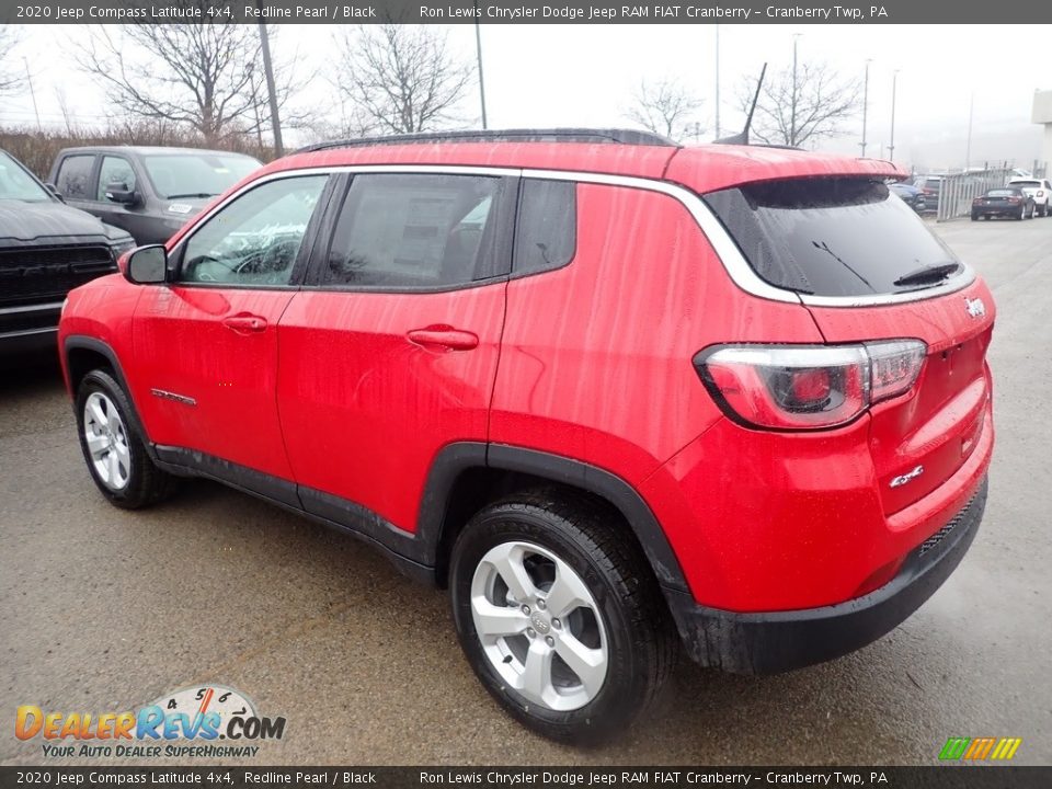 2020 Jeep Compass Latitude 4x4 Redline Pearl / Black Photo #3