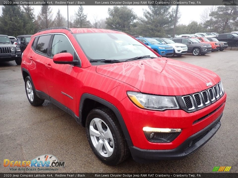 2020 Jeep Compass Latitude 4x4 Redline Pearl / Black Photo #7