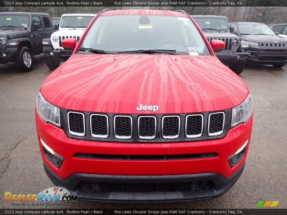 2020 Jeep Compass Latitude 4x4 Redline Pearl / Black Photo #8