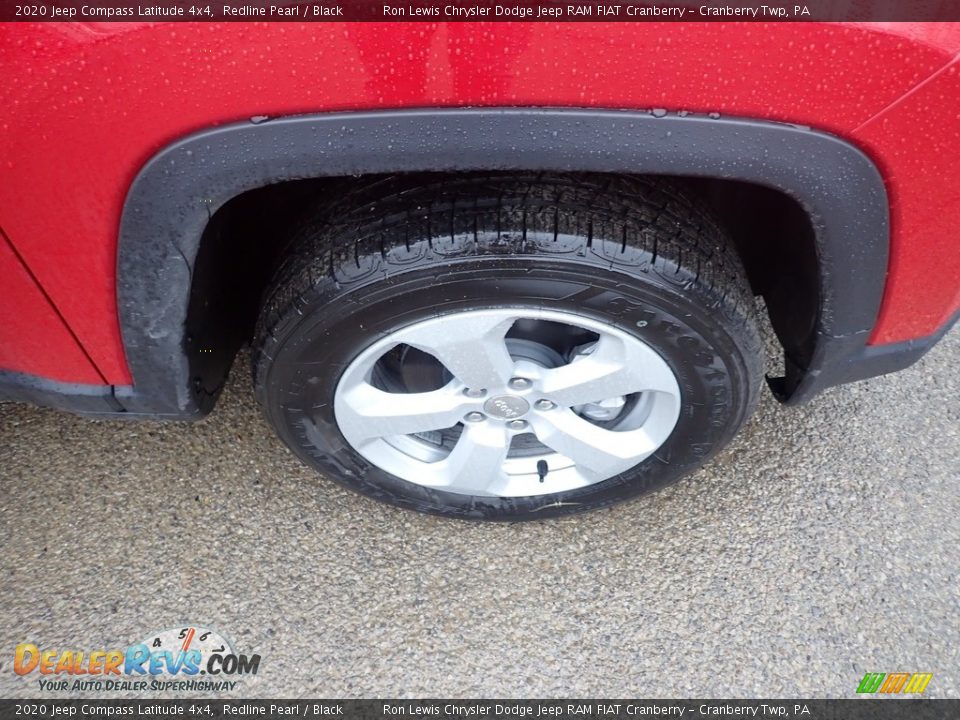 2020 Jeep Compass Latitude 4x4 Redline Pearl / Black Photo #9