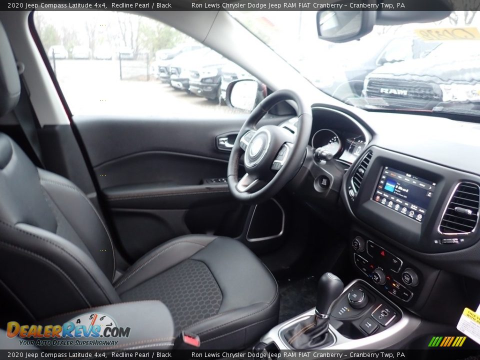 2020 Jeep Compass Latitude 4x4 Redline Pearl / Black Photo #11