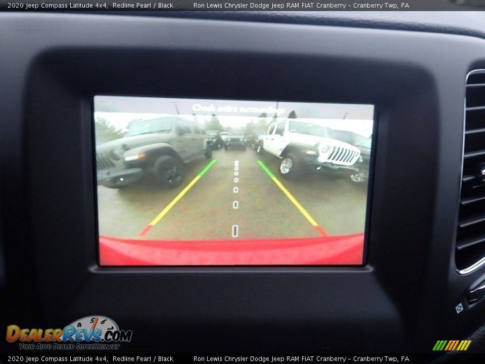 2020 Jeep Compass Latitude 4x4 Redline Pearl / Black Photo #17