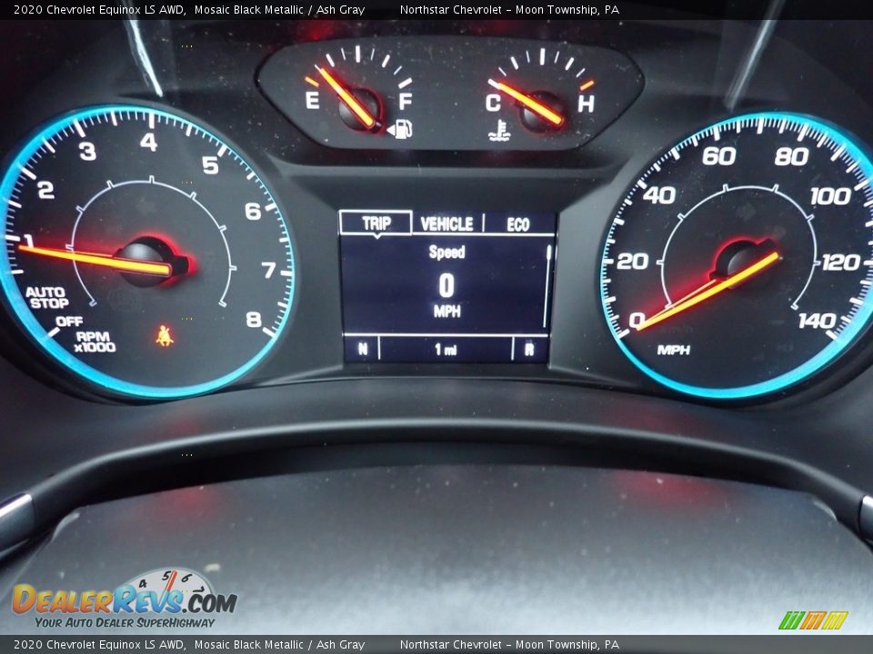 2020 Chevrolet Equinox LS AWD Mosaic Black Metallic / Ash Gray Photo #20