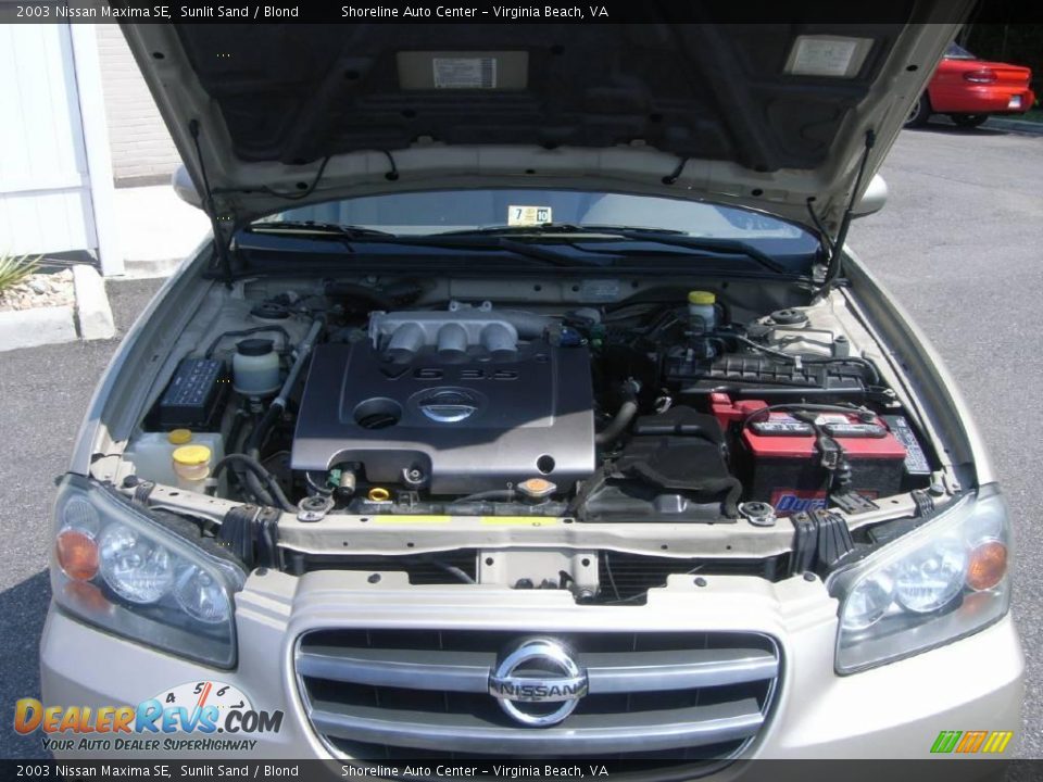 2003 Nissan Maxima SE Sunlit Sand / Blond Photo #9