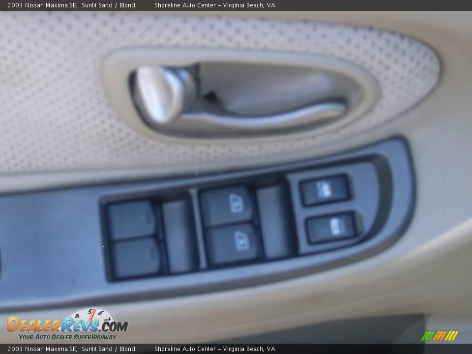 2003 Nissan Maxima SE Sunlit Sand / Blond Photo #13