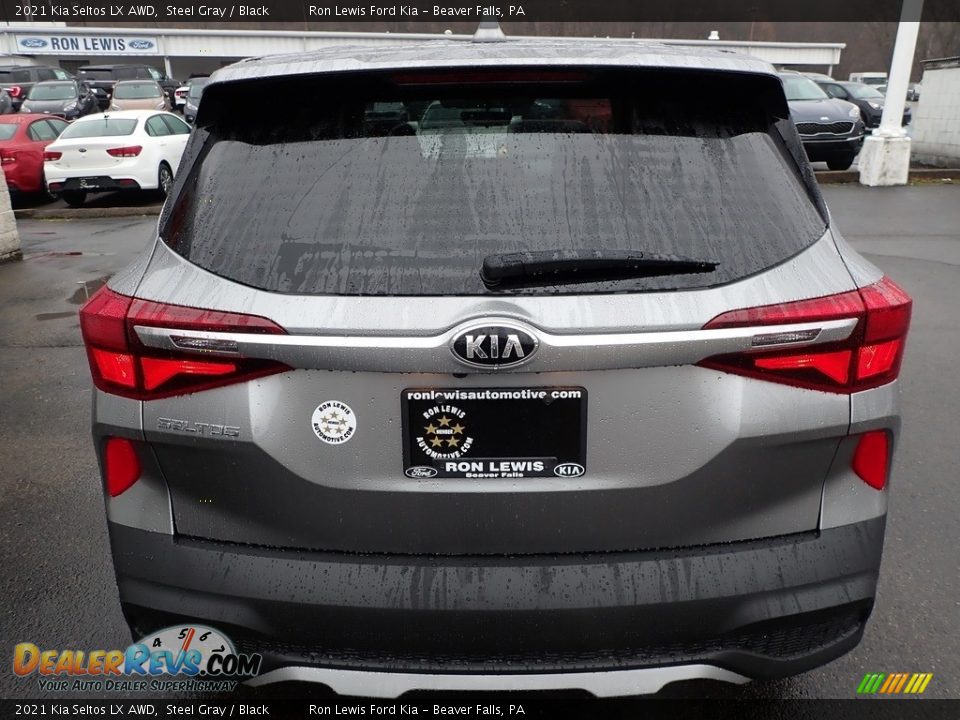 2021 Kia Seltos LX AWD Steel Gray / Black Photo #3