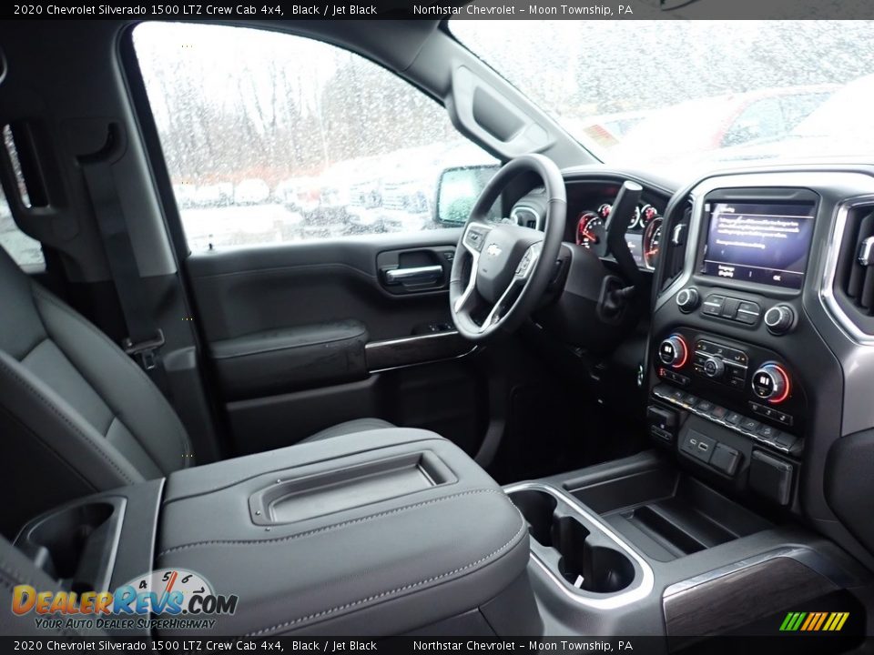 2020 Chevrolet Silverado 1500 LTZ Crew Cab 4x4 Black / Jet Black Photo #9