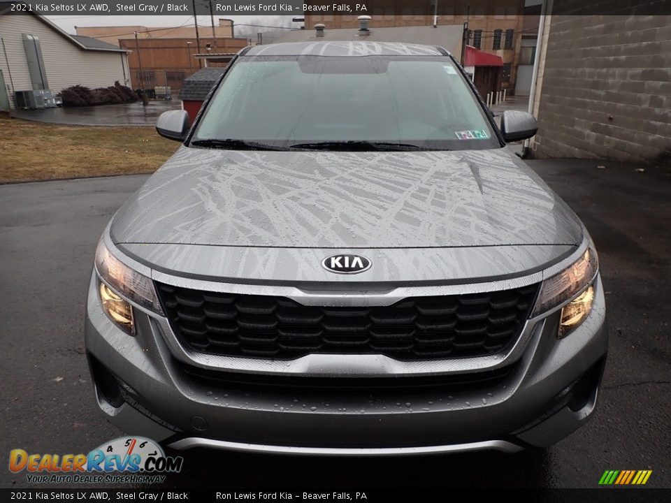 2021 Kia Seltos LX AWD Steel Gray / Black Photo #8