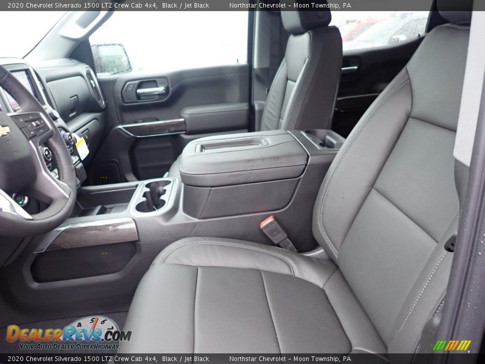 2020 Chevrolet Silverado 1500 LTZ Crew Cab 4x4 Black / Jet Black Photo #13