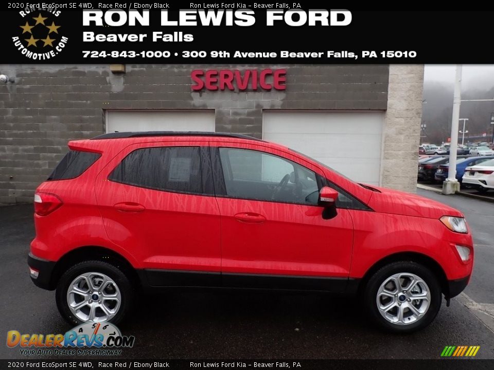 2020 Ford EcoSport SE 4WD Race Red / Ebony Black Photo #1