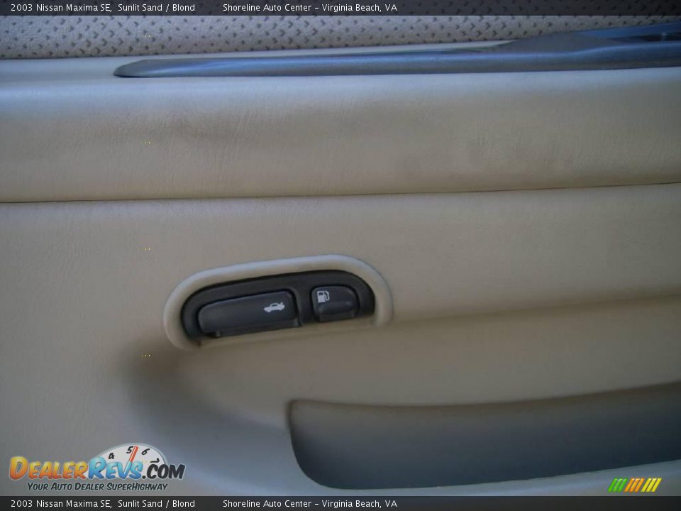 2003 Nissan Maxima SE Sunlit Sand / Blond Photo #19