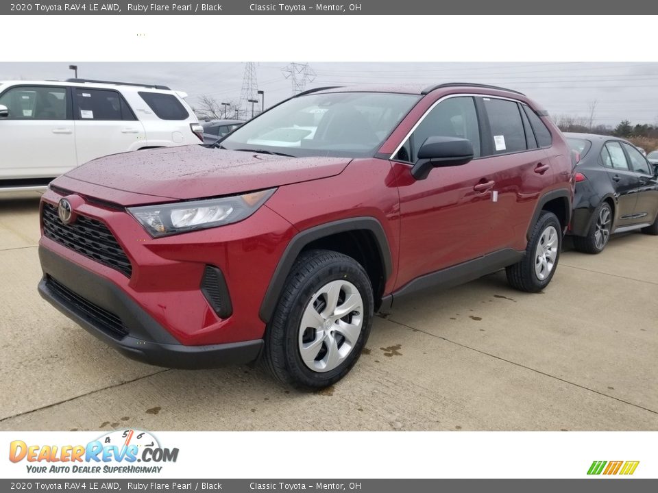 2020 Toyota RAV4 LE AWD Ruby Flare Pearl / Black Photo #1