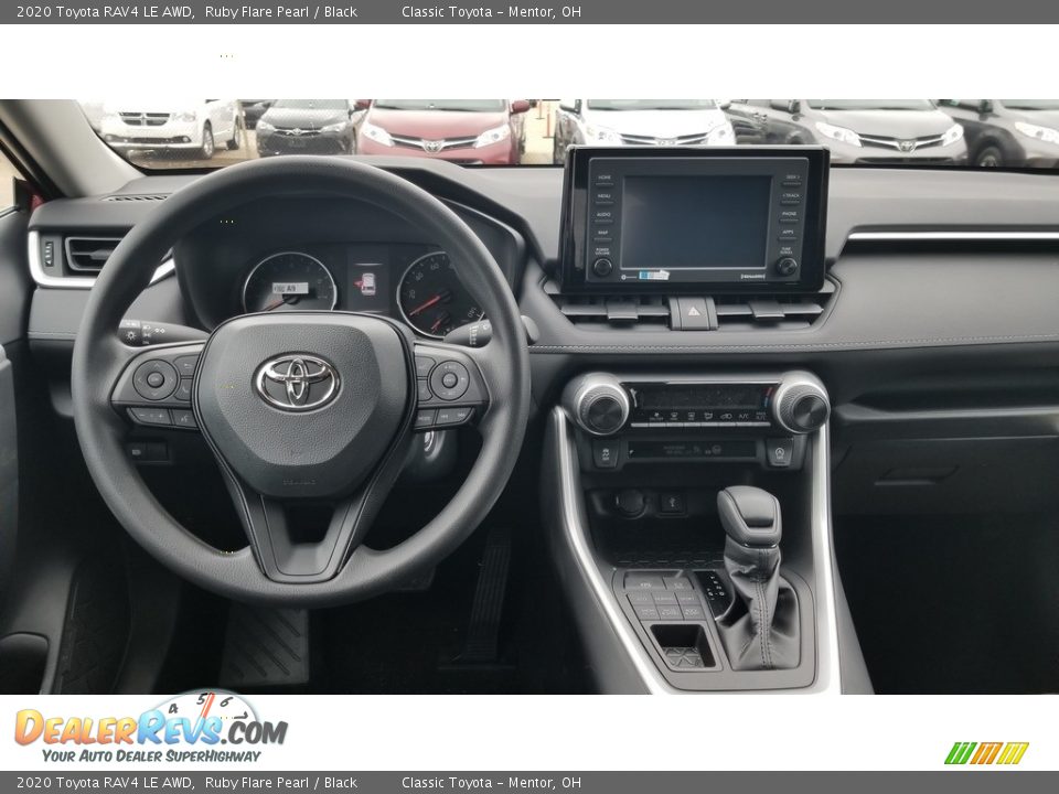 2020 Toyota RAV4 LE AWD Ruby Flare Pearl / Black Photo #4