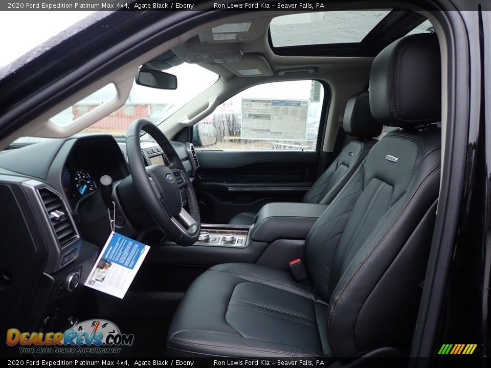 Front Seat of 2020 Ford Expedition Platinum Max 4x4 Photo #12