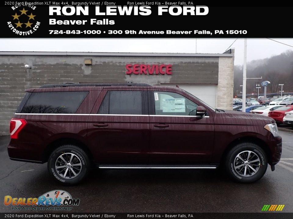2020 Ford Expedition XLT Max 4x4 Burgundy Velvet / Ebony Photo #1