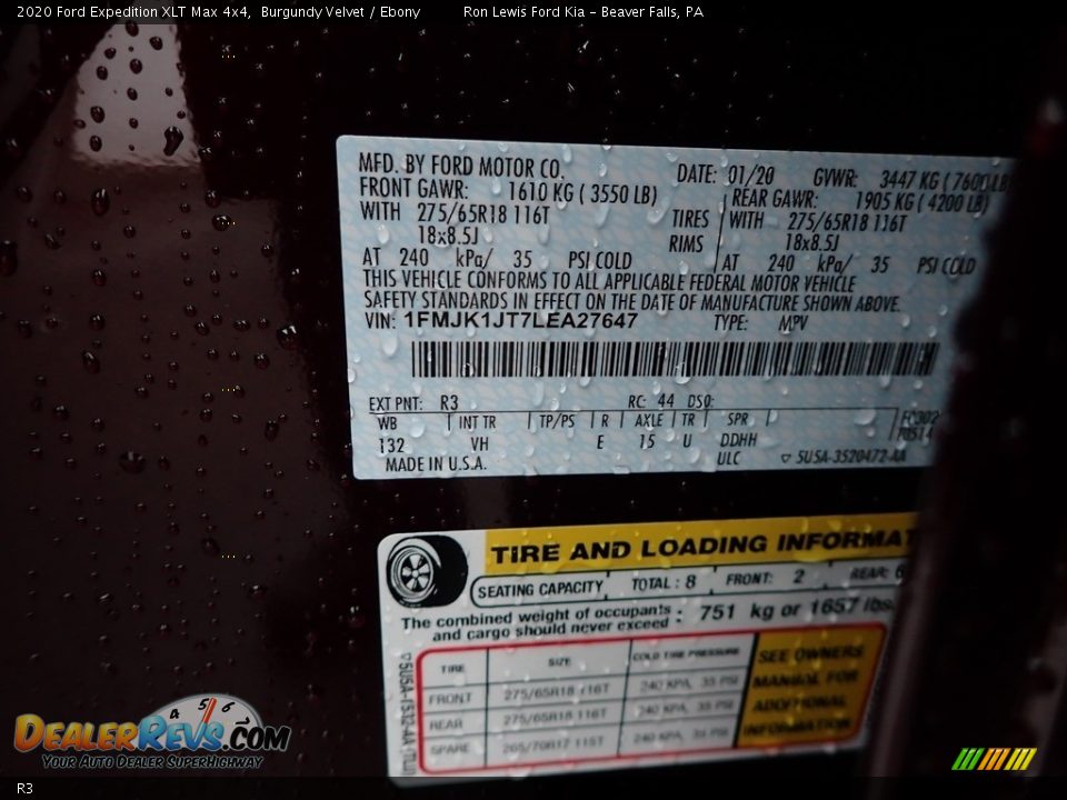 R3 - 2020 Ford Expedition