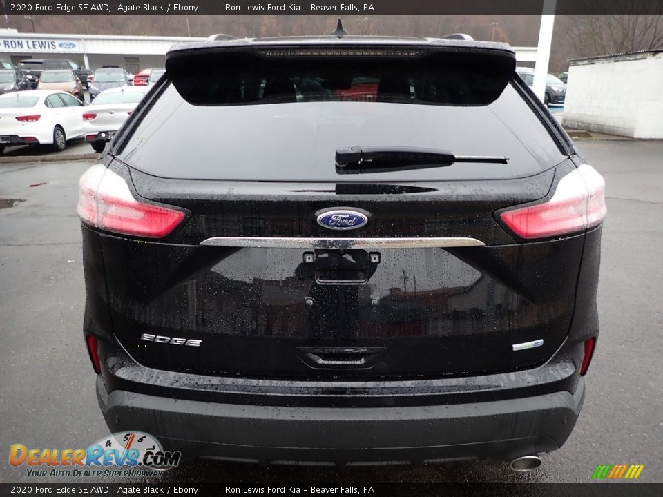 2020 Ford Edge SE AWD Agate Black / Ebony Photo #3