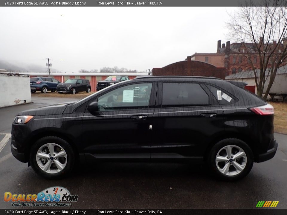 2020 Ford Edge SE AWD Agate Black / Ebony Photo #6