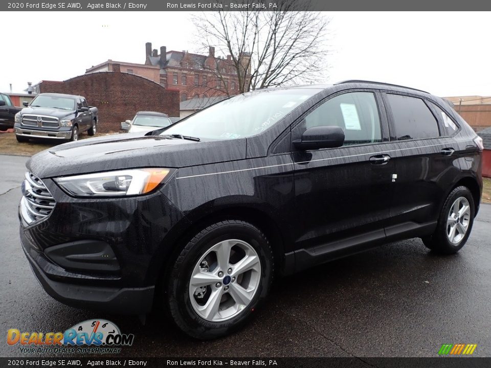 2020 Ford Edge SE AWD Agate Black / Ebony Photo #7