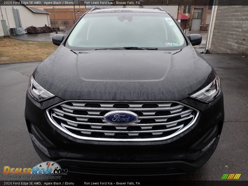 2020 Ford Edge SE AWD Agate Black / Ebony Photo #8