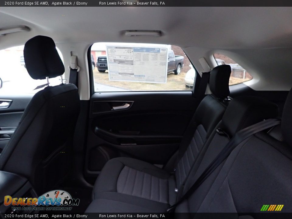 2020 Ford Edge SE AWD Agate Black / Ebony Photo #13