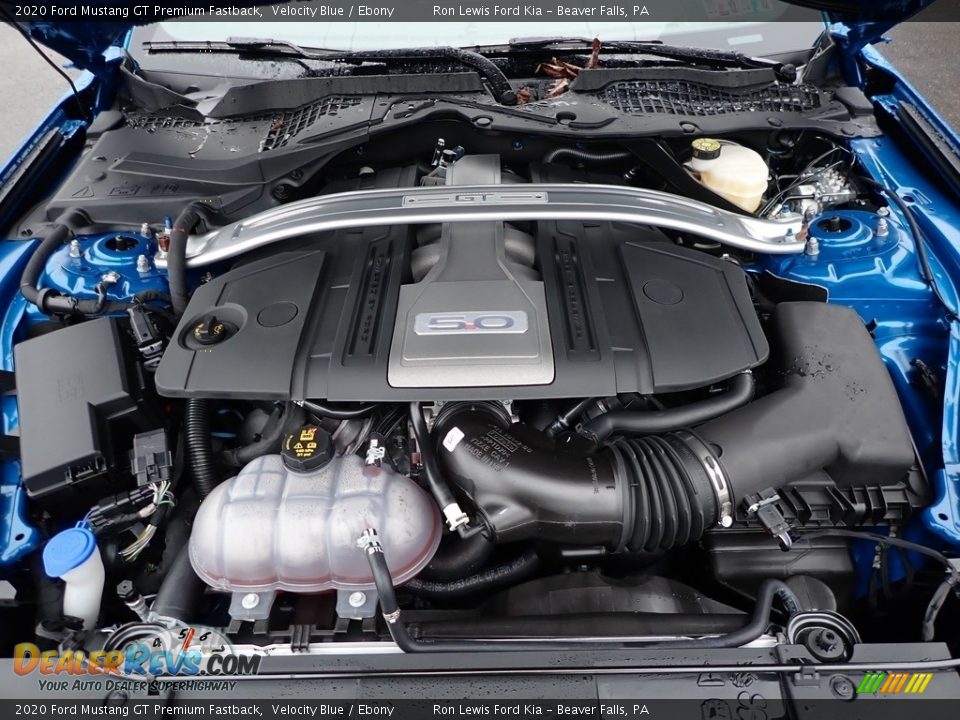 2020 Ford Mustang GT Premium Fastback 5.0 Liter DOHC 32-Valve Ti-VCT V8 Engine Photo #7