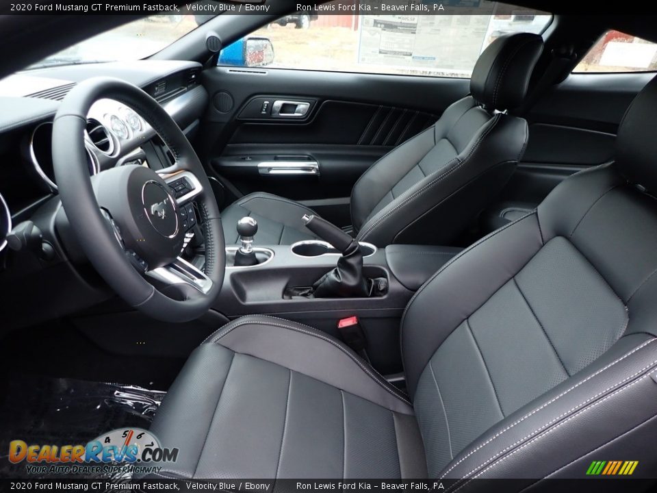 Front Seat of 2020 Ford Mustang GT Premium Fastback Photo #13