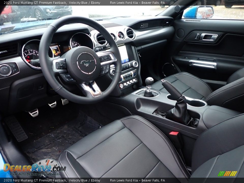 Front Seat of 2020 Ford Mustang GT Premium Fastback Photo #15