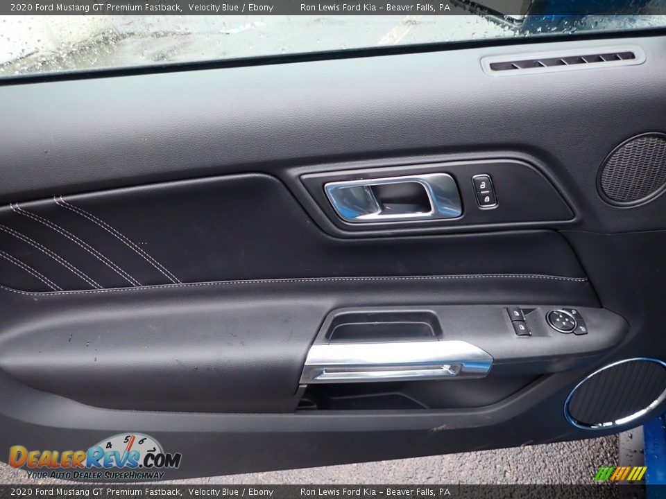 Door Panel of 2020 Ford Mustang GT Premium Fastback Photo #16