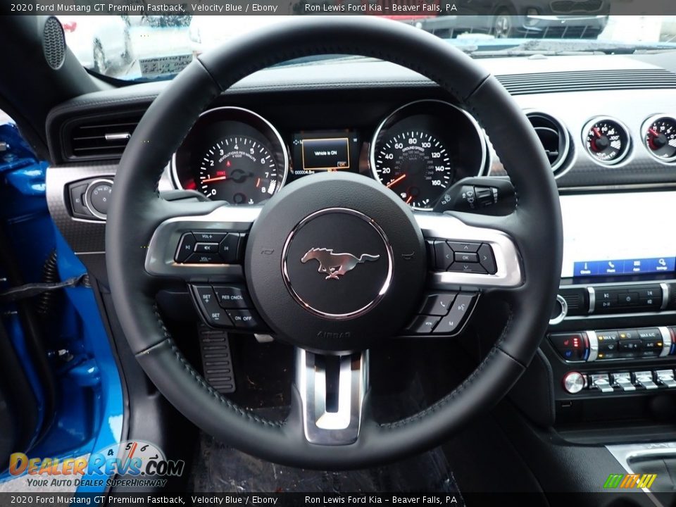 2020 Ford Mustang GT Premium Fastback Steering Wheel Photo #17