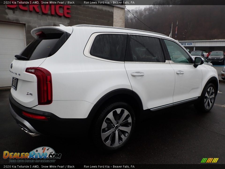 2020 Kia Telluride S AWD Snow White Pearl / Black Photo #2