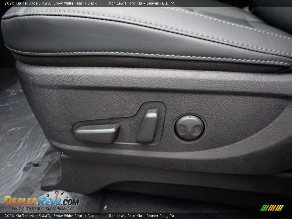 2020 Kia Telluride S AWD Snow White Pearl / Black Photo #12