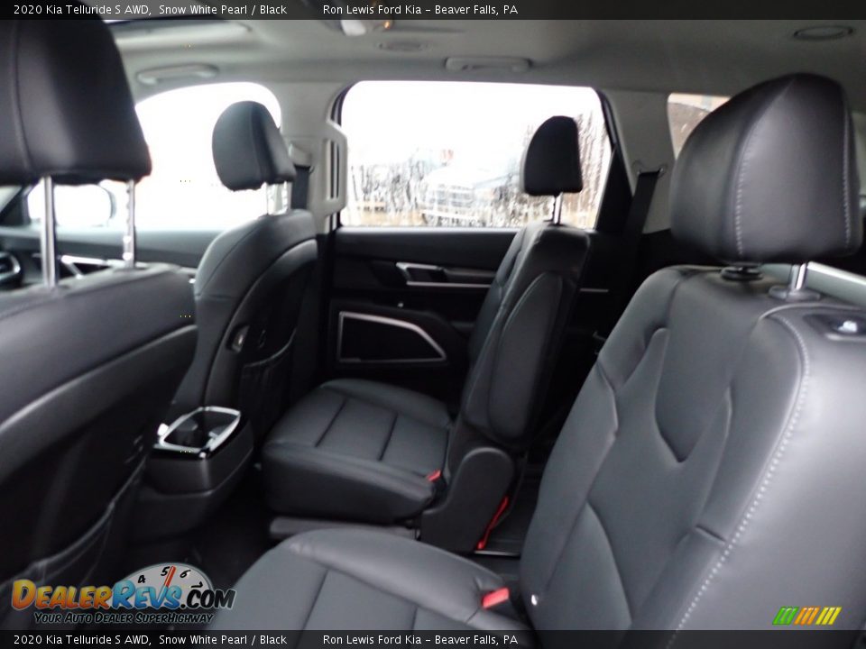 2020 Kia Telluride S AWD Snow White Pearl / Black Photo #15