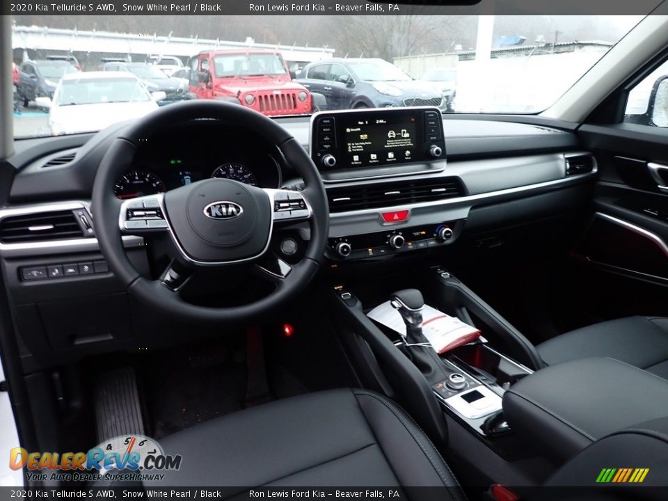 2020 Kia Telluride S AWD Snow White Pearl / Black Photo #16