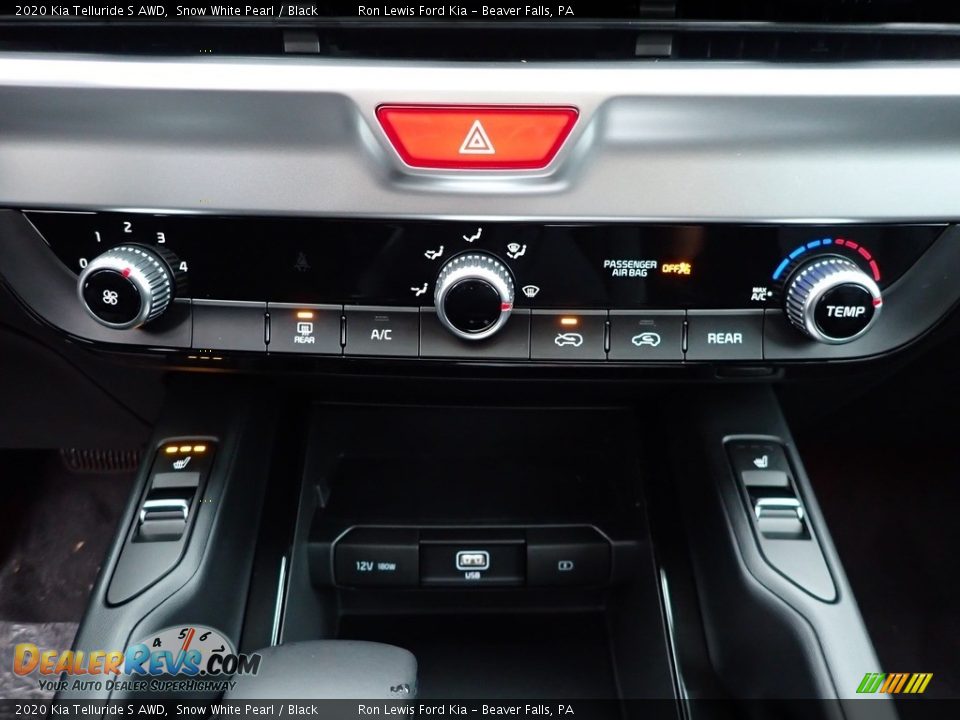 2020 Kia Telluride S AWD Snow White Pearl / Black Photo #20