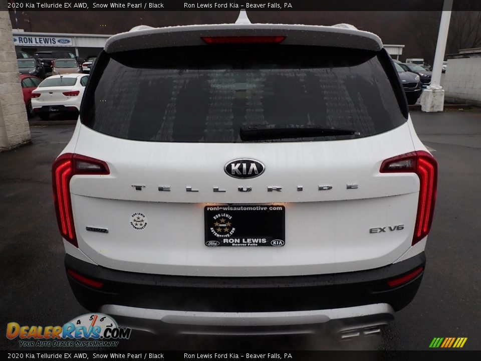 2020 Kia Telluride EX AWD Snow White Pearl / Black Photo #3