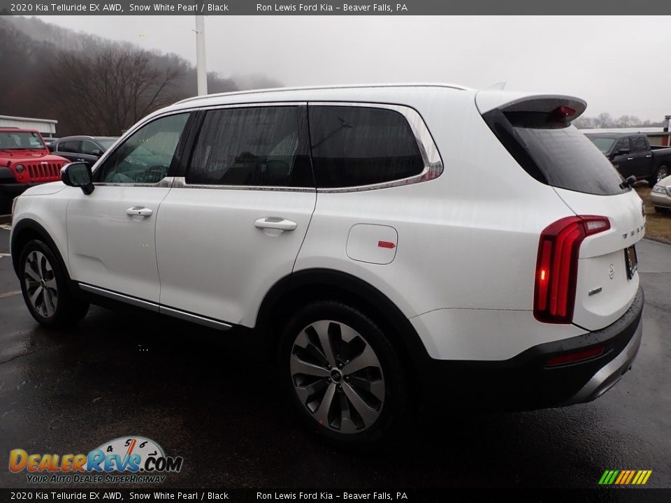 2020 Kia Telluride EX AWD Snow White Pearl / Black Photo #5